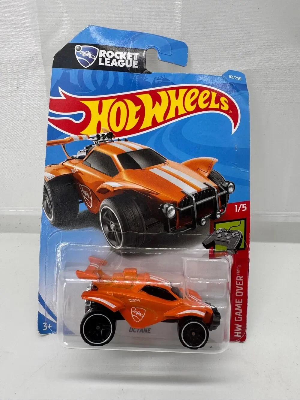Hot Wheels Rocket League HW Game Over Octane orange FYF57
